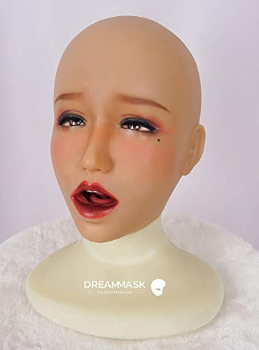 Amazon.co.jp: DREAMMASK M18 Violet Full Head Silicone Female Mask