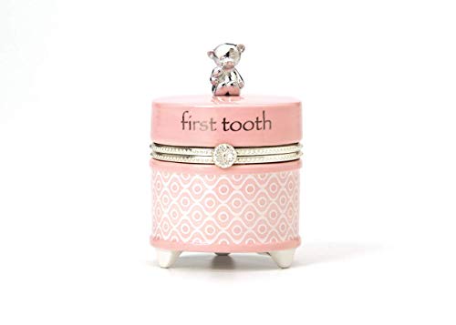 Nat and Jules First Tooth Keepsake Box, Pink