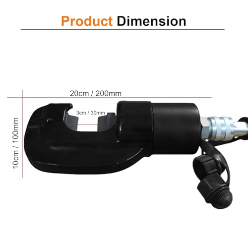 Image of VOLTZ SC-22 Head with Cp-180 Pump Hydraulic Rebar Cutter Manual Hydraulic Rebar Cutter 12T Steel Rebar Cutting Tool Hand Rebar Cutting Machine for Cutting Steel Bar Range Φ4-22mm with Two Cutter Heads