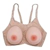 Silicone borsten beha set, met beha, levensechte siliconen borst vormt borstprothese nep boob met verstelbare riemen…