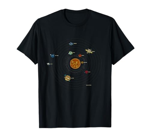 Astronomie Sonnensystem Galaxie, Universum, Kosmos T-Shirt