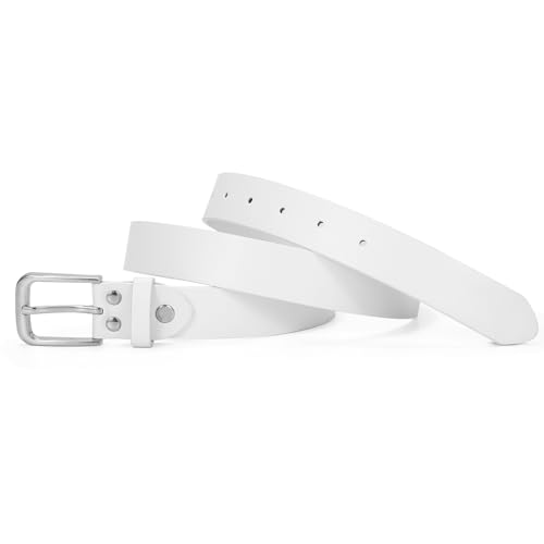 Image of WHIPPY Women Casual Leather Belt for Jeans Pants, Fashion Ladies Waist Dress Belt