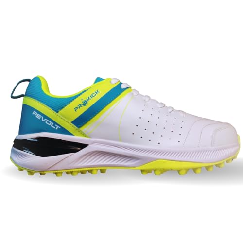 Image of Prokick Revolt Cricket Shoes with Rubber Studs | Lightweight & Durable | All-Round Cricket Footwear for Turf and Hard Ground