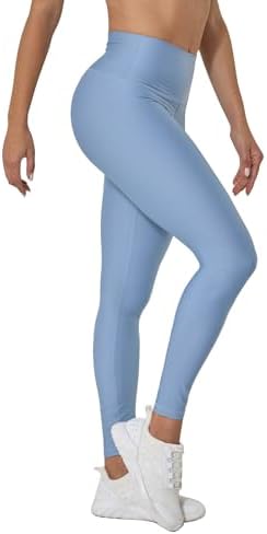 VIPONES Buttery Soft Yoga Leggings for Women High Waisted Elastic Tummy Control Shine Butt Lift Tight Lounge Pants