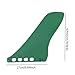 kowaku Surfboard Fin, Paddleboard Fin, Easy to Install and Remove, Paddle Board Surfing Detachable Paddleboard Center Fin, Green