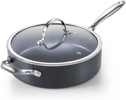 IMUSA 10.0qt Bistro Aluminum Nonstick Dutch Oven with Glass Lid and Cool Touch IMUSA 10.0qt Bistro Aluminum Nonstick Dutch Oven with Glass Lid and Cool Touch