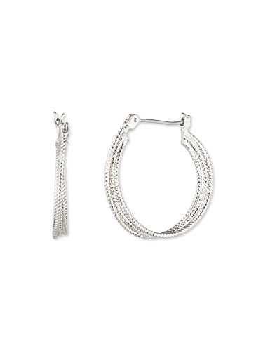 Image of Nine West Women's Small Hoop Earrings, Timeless Fashion Jewelry Accessories for Everyday Styling, Lightweight Hoop Earrings for Casual, Work, and Dressy Outfits