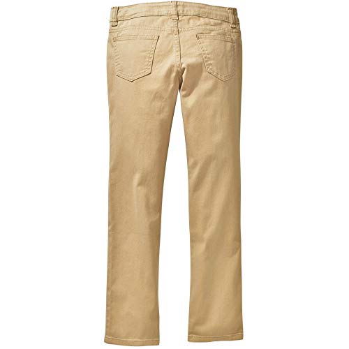 Faded Glory Girl's Midrise Skinny Jean Pants Slim Hip & Thigh (Beige Moon, Regular and Slim)2