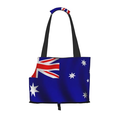 Sac de transport pour petits chiens chats lapins imprimé drapeau australien