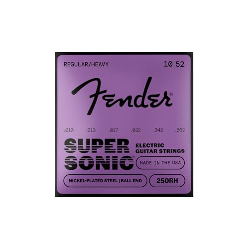 Fender 250RH Nickel-Plated Steel Guitar Strings -Ball End - 10-52