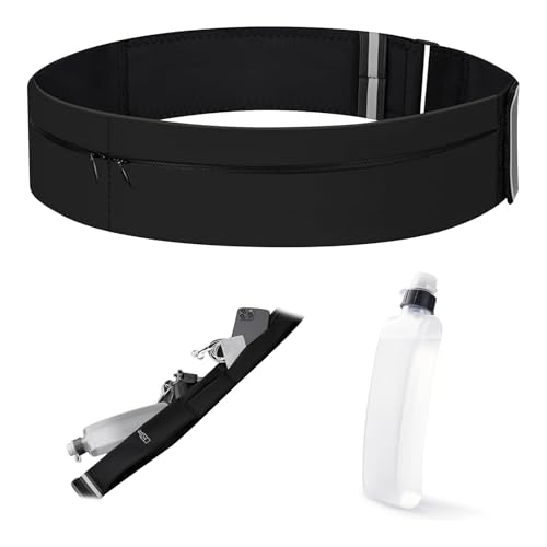 Laufgürtel mit Trinkflasche, Laufgürtel Handytasche Joggen,...