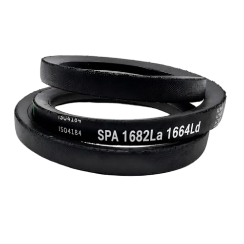 Courroie trapézoïdale industrielle SPA1682 à enveloppe robuste de 1682mm