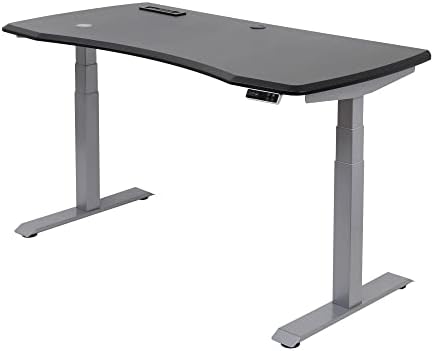 WorkPro Electric Height-Adjustable Standing Desk with Wireless Charging, 60" - Thumbnail 4