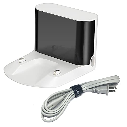 OYSTERBOY Replacement Integrated Home Dock Charger Docking for Compatible with Roborock S7 with US North American Line Power Cord (White)
