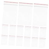 PLAFOPE 100 Pièces Sachets Auto-adhésifs Lot de Refermables pour Stockage Bijoux Bonbons Pâtisserie Bureau Maison