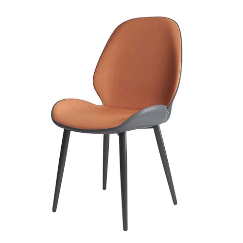 UCKYSU Cocina Juego De 2 Sillas Comedor Tela Técnica con Respaldo Alto Metal For Cocina Comedor Dormitorio Sala Estar Sala Estar Muebles Silla de Comedor(1 Pack)