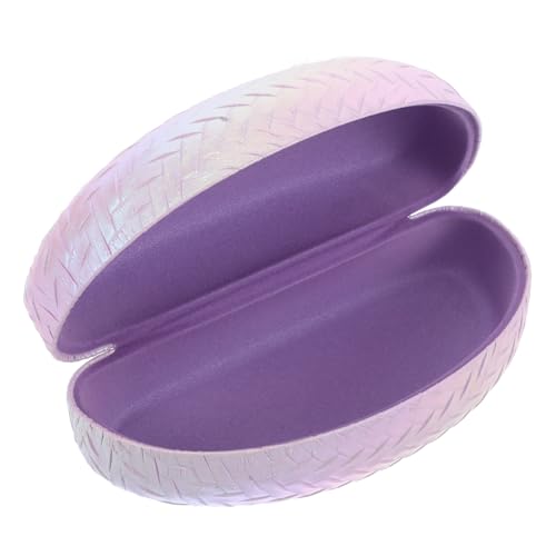 FRCOLOR Estuche para gafas degradado Estuche portátil para gafas viajar Elegante duro moda gafas de sol estuche de gafas caja de gafas para estuche kawaii para gafas PU Violet