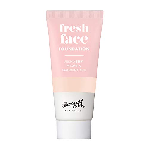 Barry M Cosmetics Fresh Face Lightweight Liquid Foundation Infused With Hyaluronic Acid And Vitamin C, Shade 2, 1 count