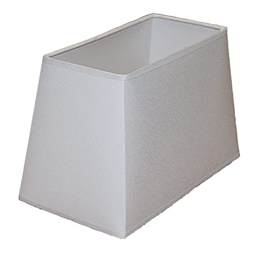 Pantalla 250 x 140 x 210 x 100 x 160 mm Base inferior x Altura | Trapecio | Algodón Diferentes Colores | Montura E27 (grande) | Para lámparas de mesa y de pie | Pantalla 25 x 14 x 21 x 10 x 16 cm |