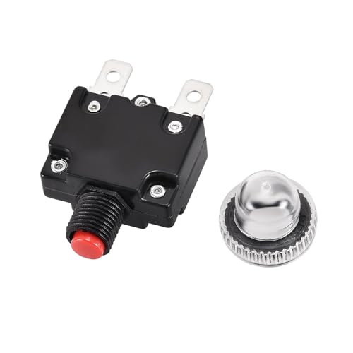 Disyuntor térmico reset de 10A protector de sobrecarga 125V 250V CA con capuchón estanco 2