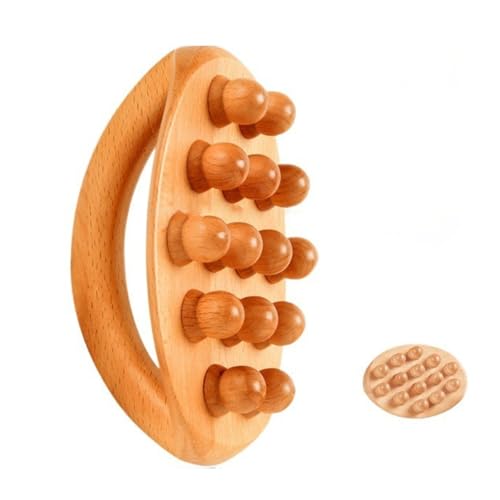 Wood Therapy Massage Tool for Belly Fat,Wooden Meridian Massage Body Brush for Cellulite Remover, Cellulite Lymphatic Drainage Massager for Body Shaping