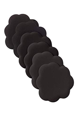 Foot Petals Tip Toes Foot Cushions-Black Iris-3 pair