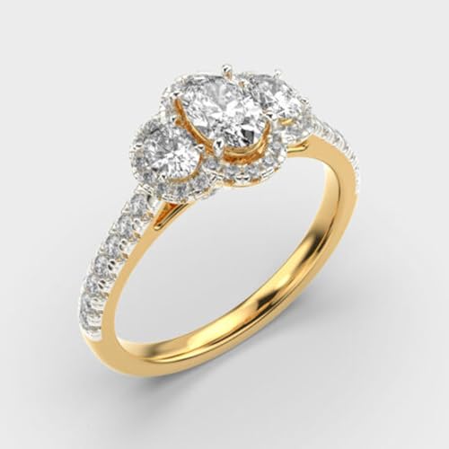 Bague moissanite argent 925 | Ne ternit pas, brillance éternelle - 3
