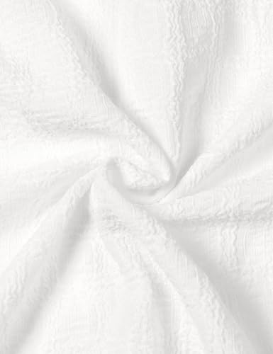 ZEROYAA Men's Knit Shirt Vintage Slim Fit Short Sleeve Button Down Shirts Summer Vacation Beach Tops4