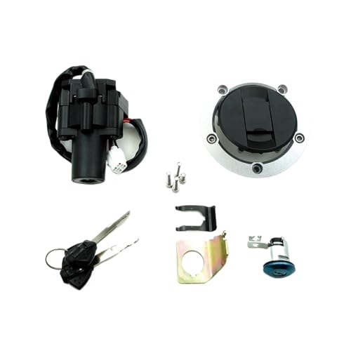Bloqueo Interruptor Encendido Motocicleta 4 Cables y Tapa Tanque para Suzuki GSX1300R 2008-2023
