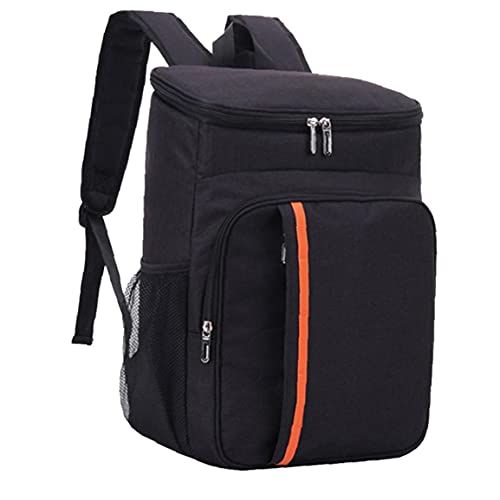 Isotherme Sac à dos étanche Déjeuner pique-nique Sac étanche pour récipient de nourriture voyage Camping Noir Accueil Accessoires Cover