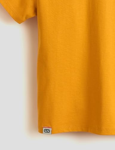 Image of Amazon Brand - Symbol Boys 100% Cotton Oversized Graphic Printed Half Sleeves T-Shirt | Age 6-14 Years