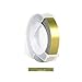 dymo relieve 3d,Entweg Recambio de cinta de etiquetas en relieve de plástico 3D para DYMO 12965 1610 Label Maker con 3/8 pulgadas * 9,8 pies, 1 rollo dorado