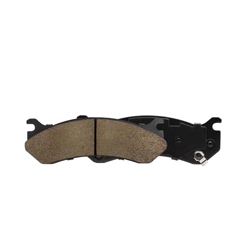 Image of Detroit Axle - Front 2pc Brake Pads for 1999-2006 Chevrolet Silverado 1500 GMC Sierra 1500, Yukon XL Suburban Express Savana 1500 2500 Tahoe Cadillac Escalade, Ceramic Brake Pads Replacement