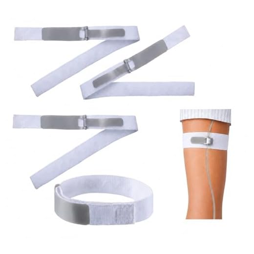 Nuanchu 4 Pcs Foley Catheter Holder Straps Urinary Leg Stabilization, Gray