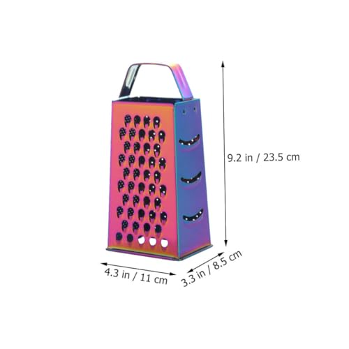 Rallador de queso cónico de acero inoxidable multifuncional miniatura 2