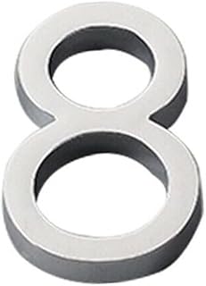 House Number Plaques 6cm 3D House Number Self Adhesive Door Number Stickers Door Number Plate Sign Home Apartment Hotel Room Mailbox Numbers Door Numbers (Color : 8)