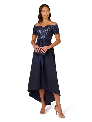 Adrianna Papell Women's Sequin Taffeta Gown4