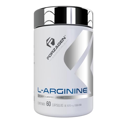 Vitamínicos, Forzagen | Essentials L - Arginine | 1800 mg |30 Servicios | Energizante, Mayor resistencia | Estimula la Liberación de Hormona de Crecimiento | Suplemento...