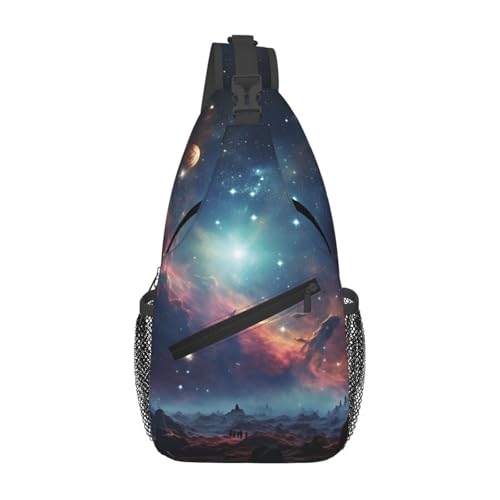Bolso Sling Bag Negro para Mujer y Hombre