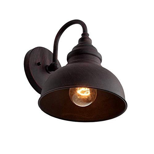 Lampe murale extérieure étanche rétro industrielle E27 pour escalier