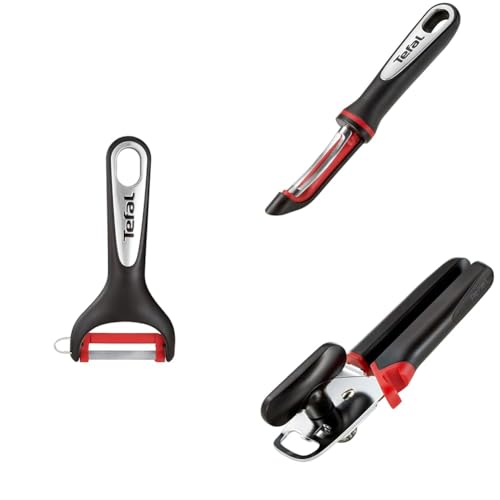 Lot d'ustensiles Tefal : K2071814 économe Ingenio + K2071014 éplucheur Ingenio + K2070514 Ouvre boîte