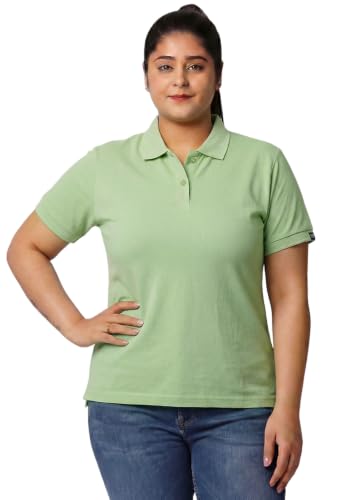Image of Wear Your Opinion Womens Plus Size Polo Collar Neck T-Shirt Top