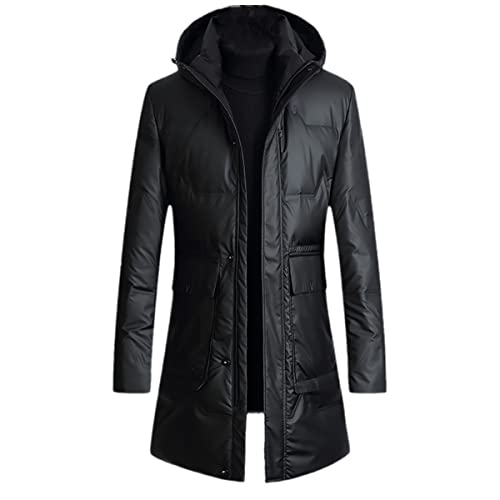 Veste d'hiver homme en duvet de canard pour affronter la neige et la pluie en ville