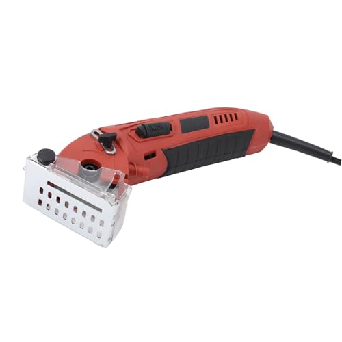 Smandy Kit de Sierra Circular de Mano, Cortador de Precisión de 400W con Cable con Palas de Material Múltiple para la Construcción y Uso del Hogar