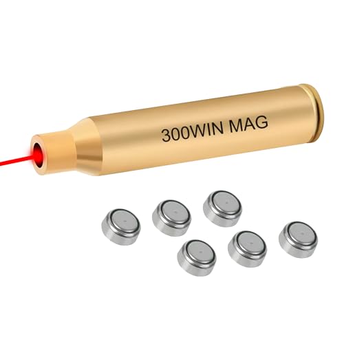 360 Tactical 300WIN MAG Sight Cartridge Red Laser Bore Boresighter Caliber for Rifles Hunting Bore Sight