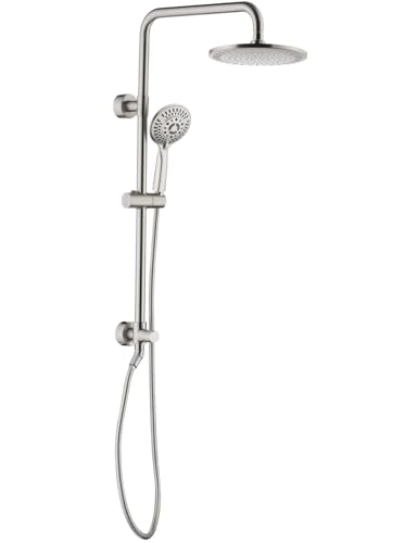BRIGHT SHOWERS Rain Shower Heads System - 9 Inch Rainfall