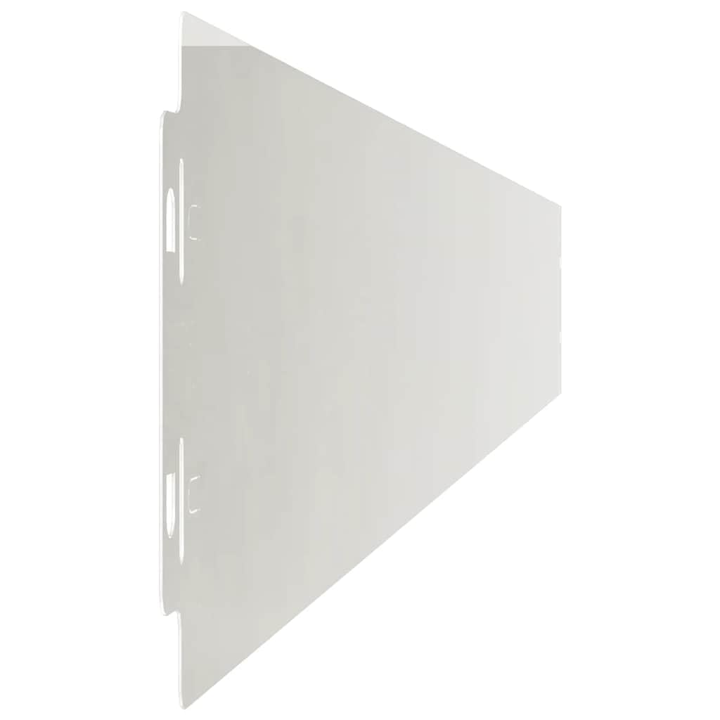Krawędzie trawnika, 10 szt. 10 x 103 cm, ze stali nierdzewnej, obramowanie rabatek, krawędź trawnika, krawędź rabatki, krawędź do koszenia, krawędź ogrodowa, palisada, do odgraniczania
