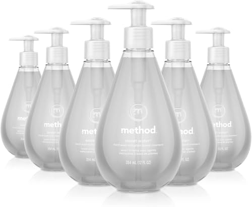 Method Gel Hand Soap, Sweet Water, 12 fl oz (Pack of 6)