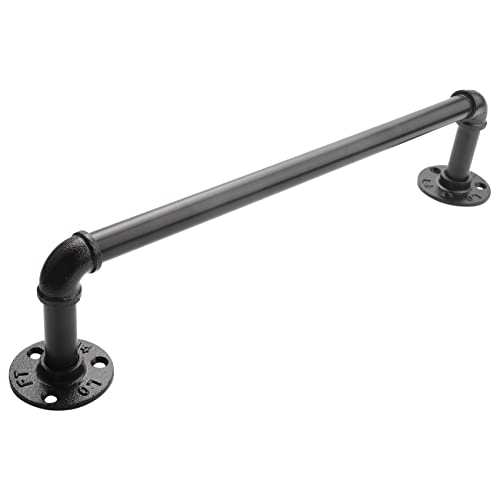 Taburete de bar de metal industrial vintage negro kit de accesorios para barra de baño