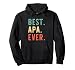 Best Apa Ever Family Funny Retro Vintage Pullover Hoodie